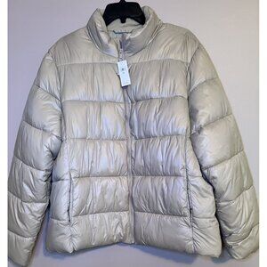 NWT ~ Gap ColdControl Puffer Jacket Size XL Tan/Beige